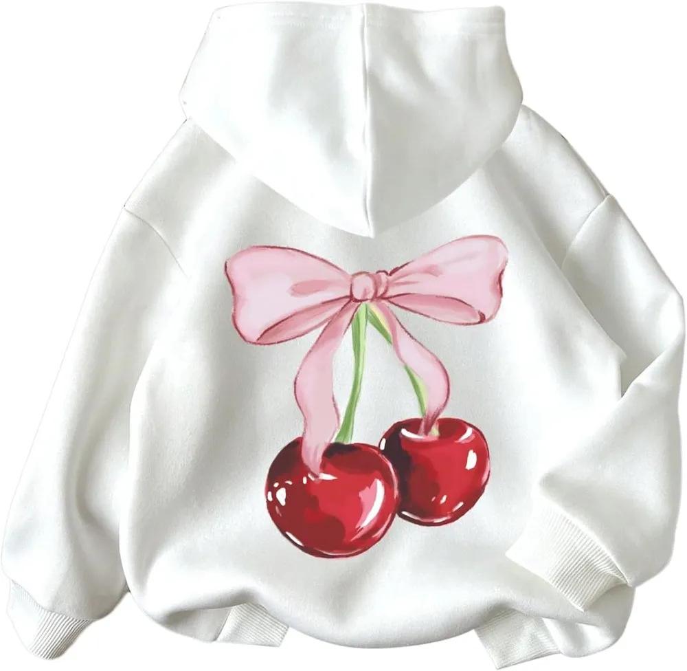 

Детская толстовка с капюшоном с длинными рукавами и мультяшным принтом 2025 года для осени/зимы 140