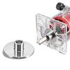 Router Template Guide Tool Multifunctional Bushing Stainless Steel for Trimming, Slotting
