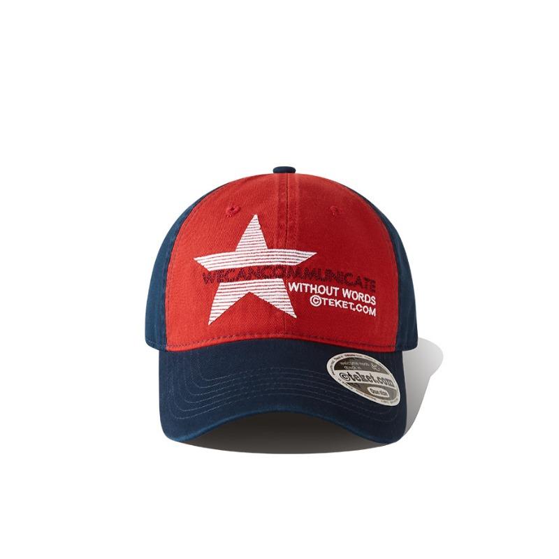 Tide brand retro style letter baseball cap female hip hop street cap trendy versatile heavy industry design hat male