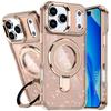 Protective Case - BOOLING - for iPhone 17 Pro Max - Shockproof with Magnetic Ring - Gold