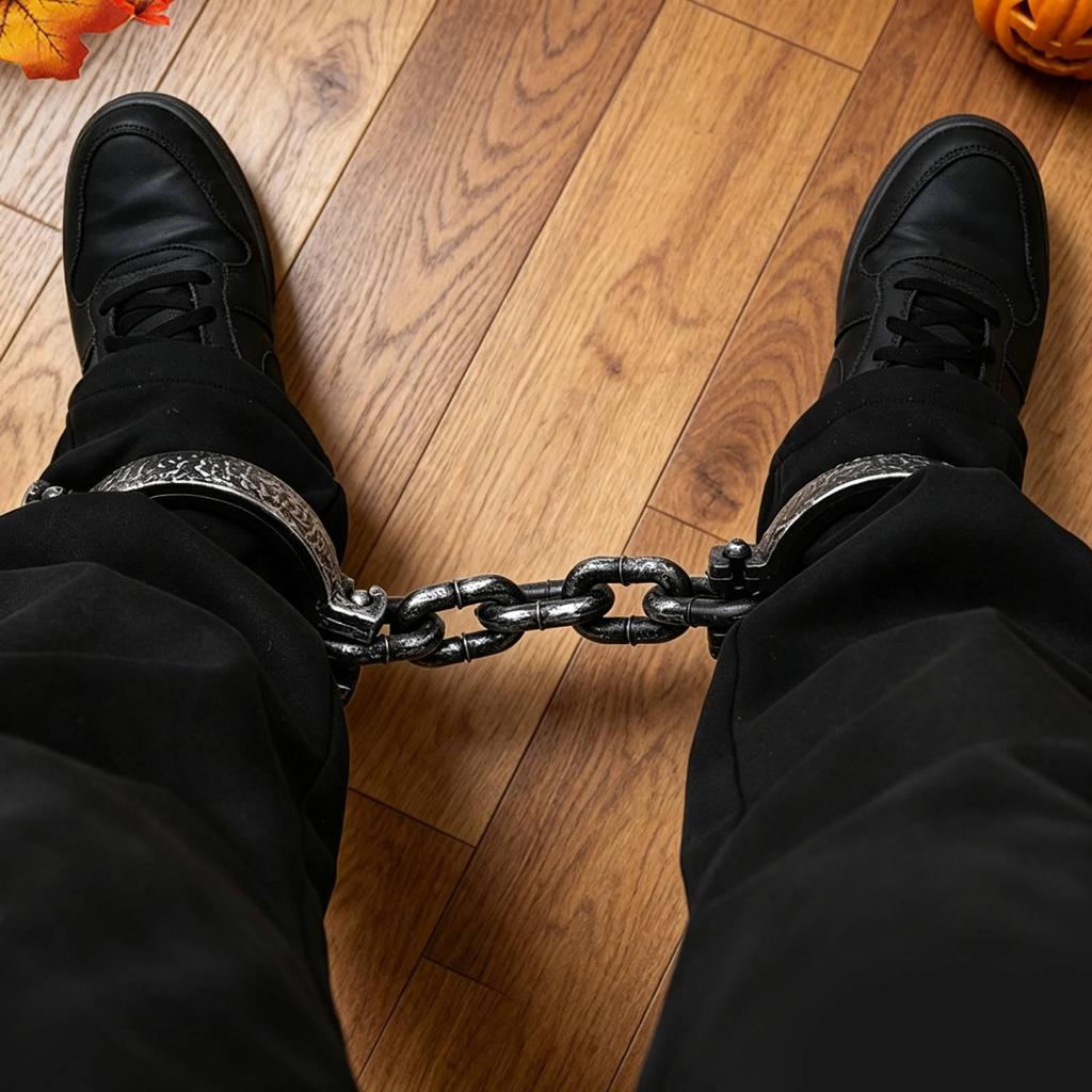 Halloween Prisoner Foot Shackles Chain Decoration Versatile for Festivals Party