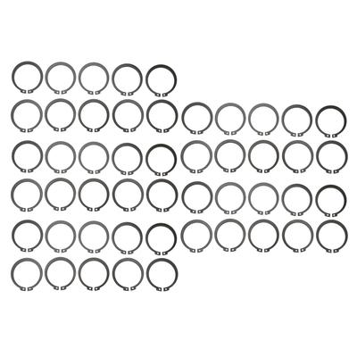 Kit de 50 Peças de Anéis de Retenção Tipo C para Embreagem de Compressor AC 507 Espessura 1,8 mm Diâmetro Externo 49,44 mm Diâmetro Interno 40,69 mm