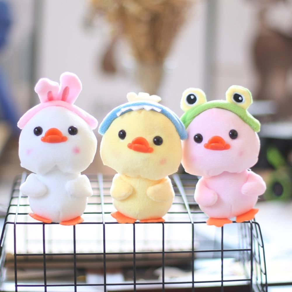 

Подвеска в виде сумки с кроликом, лягушкой и уткой, плюшевая пушистая кукла в виде животного, подвеска в виде школьной сумки Kawaii