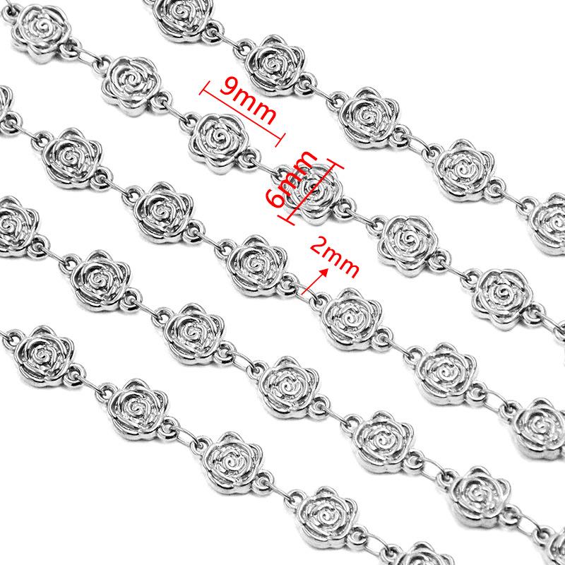 18K Gold Plated Stainless Steel Heart, Butterfly, Four-Leaf Clover, Shell Chain Bracelet/Necklace, 50cm.
