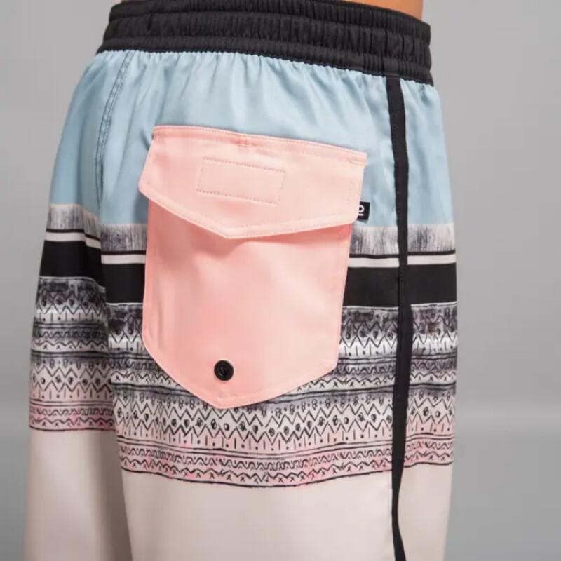 DECATHLON OLAIAN 500 Comfortable Cut Stretch Fabric Moisture Wicking Quick Dry Shorts Teen Beige