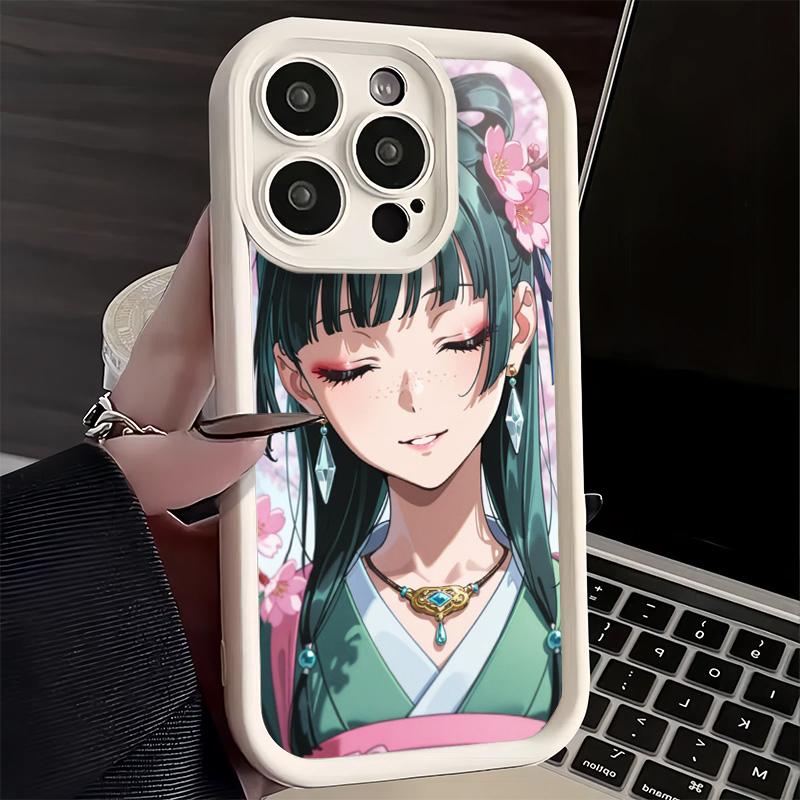 Phone Case for iPhone 17 Air 16E 15 16 Pro Max A-Apothecary D-Diaries Maomao Cover 14 Plus 13 12 Mini Soft Shell Silicone Fundas