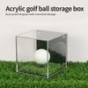 Custodia Trasparente per Palline da Golf con Coperchio Sigillato Contenitore per Conservazione Palline da Golf Firmate Scatola Antipolvere per Conservazione Palline da Golf
