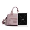 New Women's Fashion Trend Shoulder Bag Large Capacity Anti-splash Nylon Backpack Multi-layer Commuter Messenger Bag