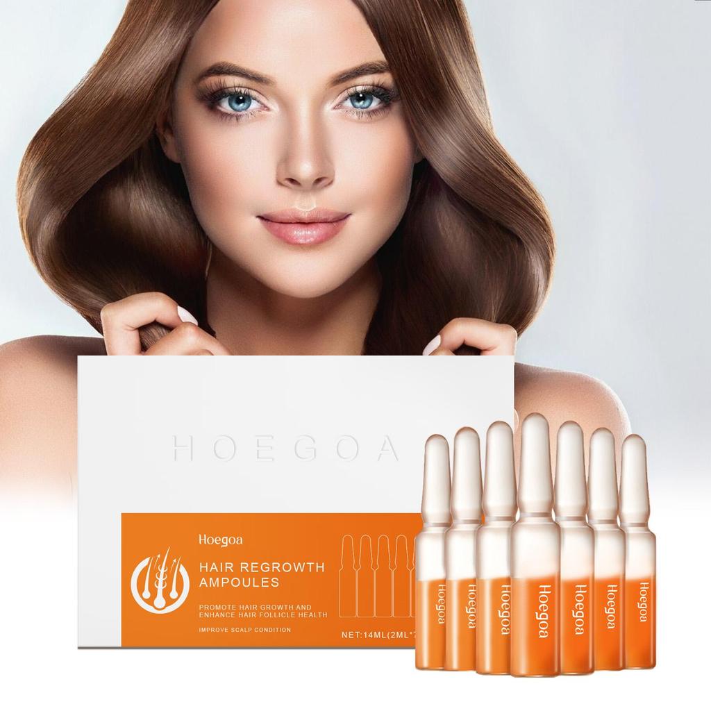 Haarwuchsampullen Nachwachsen Anti Haarausfall Reparatur Spliss Trockenes Geschädigtes Haar Ätherisches Öl Nährende Kopfhaut Tragbare Haarpflege