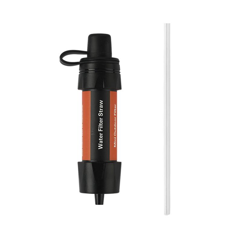 Portable Outdoor Survival Water Filter Straw: Lightweight, Ideal for Camping and Emergency Use