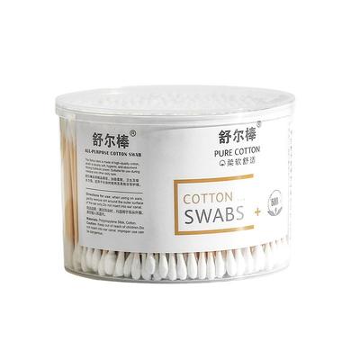 Einweg-Wattestäbchen mit zwei Enden in Boxen für die Ohrreinigung zu Hause