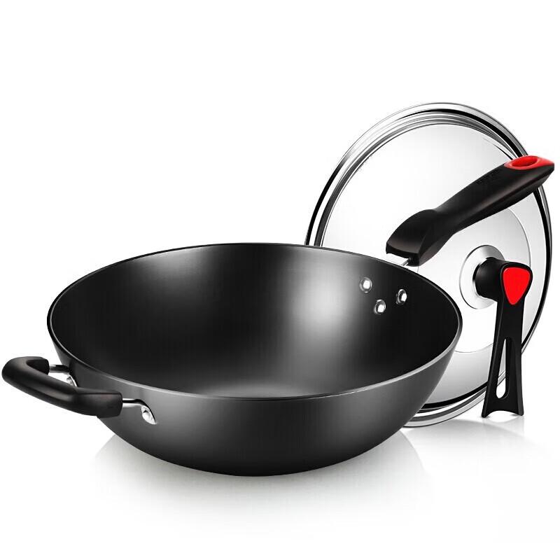 Chui Da Huang 34cm Coating-Free Iron Wok