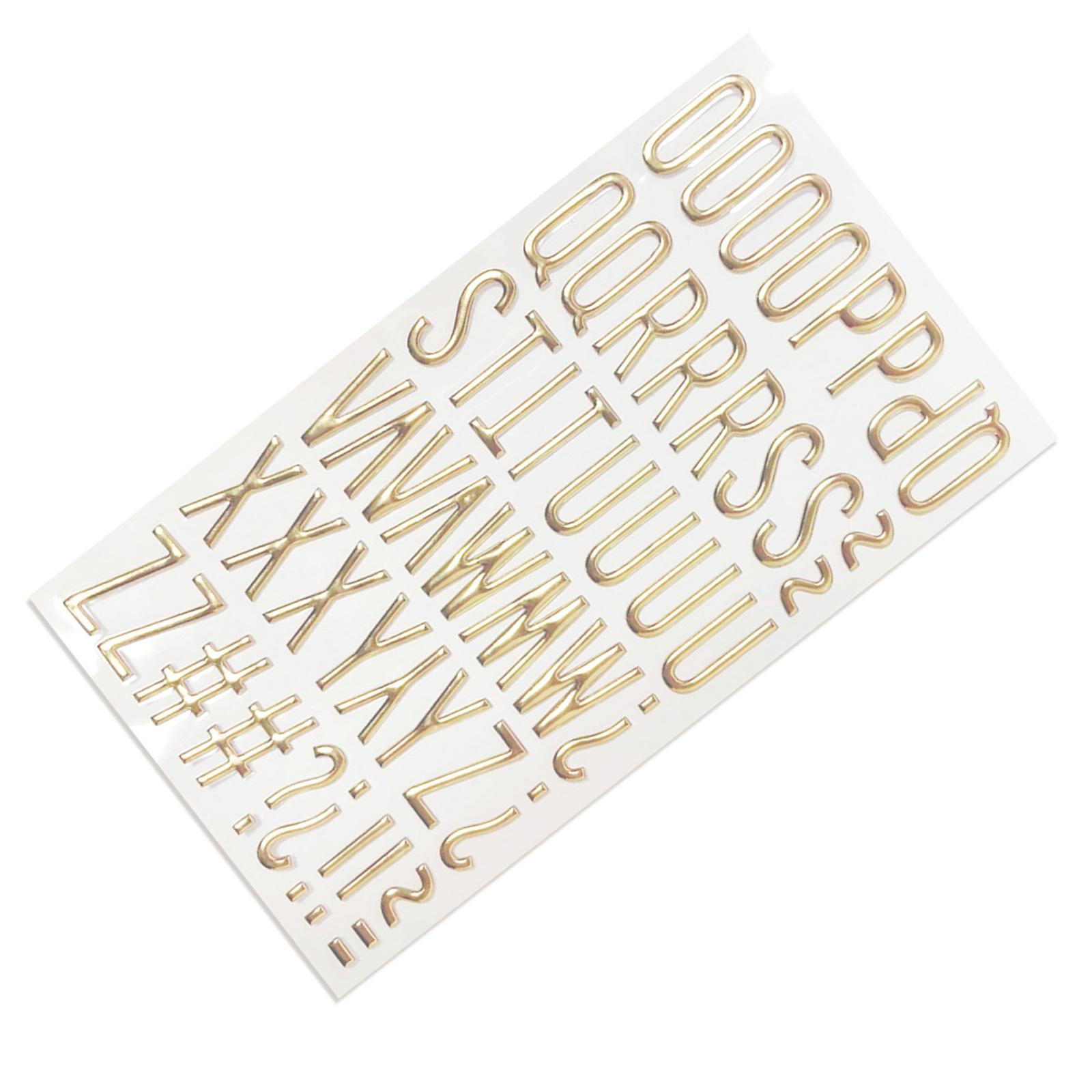 

3D Золотая блестящая буква-цифра наклейка металлическая цветная буква-наклейка для скрапбукинга журнал блокнот украшение дома B