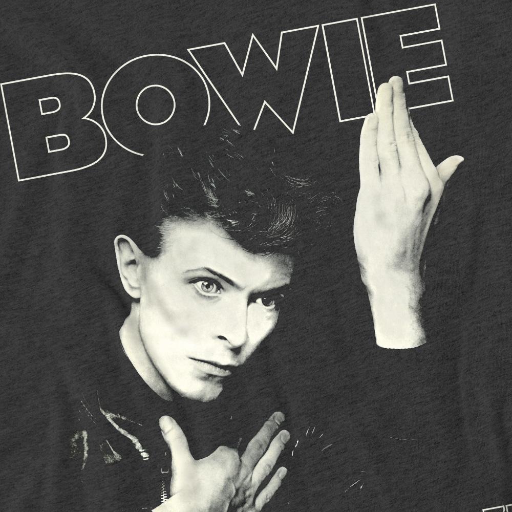 David Bowie Unisex Adult Heroes Cover T-Shirt