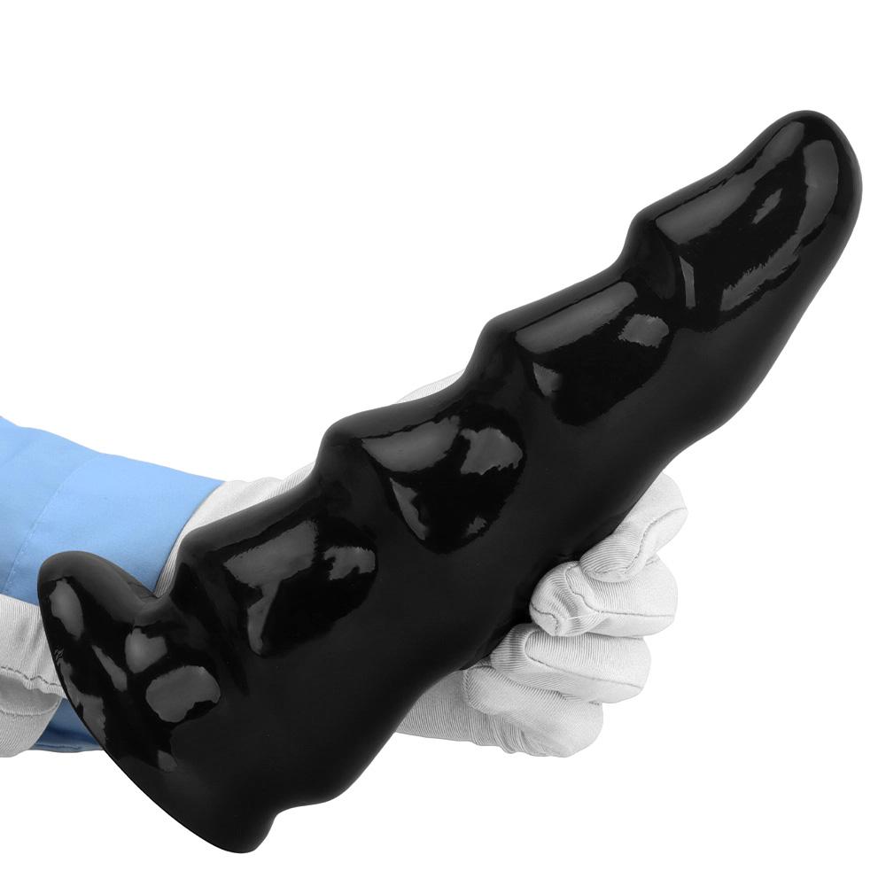 Black PVC Dildo Simulated Penis Anal Plug with Suction Cup Fisting Sex Toy Strap on Cock Big Dick Realistic Cock