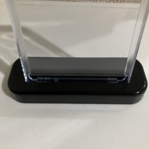 Set of 3 Trading Card Loaders and Stands, Magnetic Loader, Card Loader Stand for Pokemon Cards and Trading Cards, UV Protection, with Base, Black, Dis