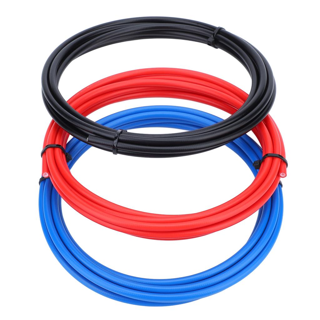 3 Pcs Hydraulic Disc Brake Hose High Strength Tear Resistant 5mm Bike Brake Oil Hose for Mountain Bike