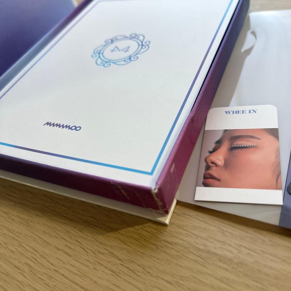 [USED] MAMAMOO White wind with trading card