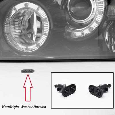 Misima Front Left Right Headlight Washer Jet Nozzle Set For Land Rover Range Rover Sport L320 2010 - 2013 OE# LR015359 LR015358