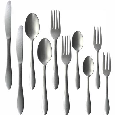 Set de tacâmuri Nagao Tsubamesanjo din 10 bucăți din oțel inoxidabil învechit fabricat în Japonia 18-0