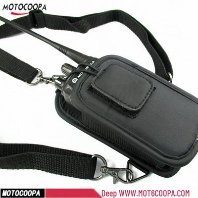 Walkie-Talkie Nylon Case with Three-Point Shoulder Strap - Medium, Large, Small - Fits CP1200/1660 Models