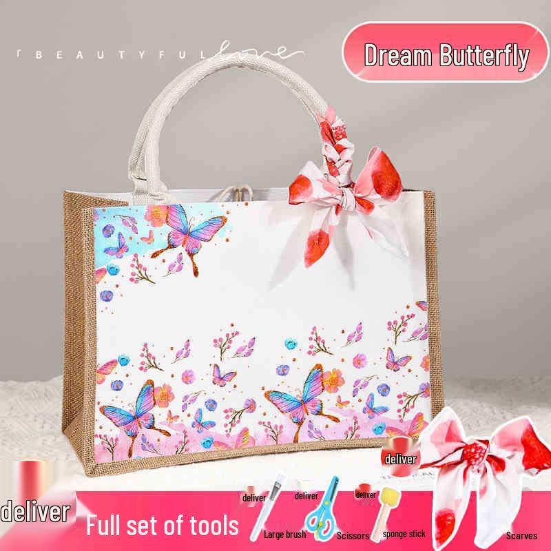Spring Festival Kids' DIY Decoupage Linen Tote Kit