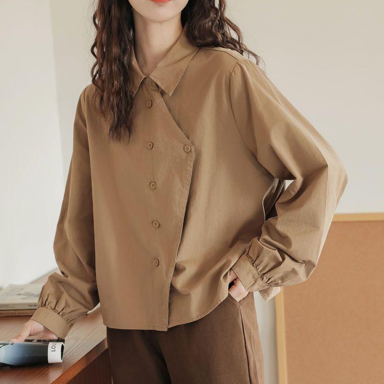 

Женская повседневная широкая рубашка неправильной формы весна осень зима в японском стиле клетчатая преппи с длинным рукавом рубашка куртка верхняя одежда 2XL