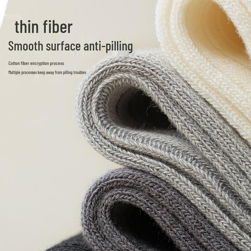 Women's 7A Antibacterial Gray Over-the-Knee Socks: Spring & Autumn Style, Melaude Slouch, Thigh-High With Boots, Long for Autumn & Winter.