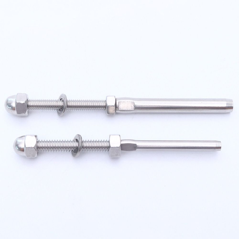 T316 Stainless Steel Cable Railing Tensioner 1/8" Cable Railing End New Swage Stud End Deck