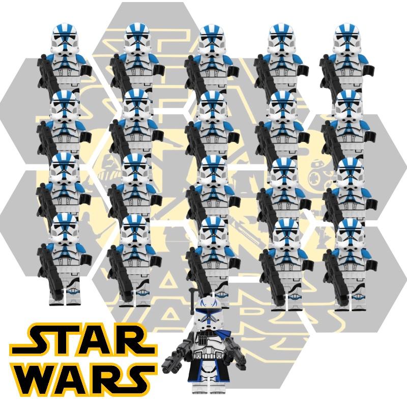 21pcs Building Blocks Toy Robot For Creative Play Compatible With Lego Star Wars Series
