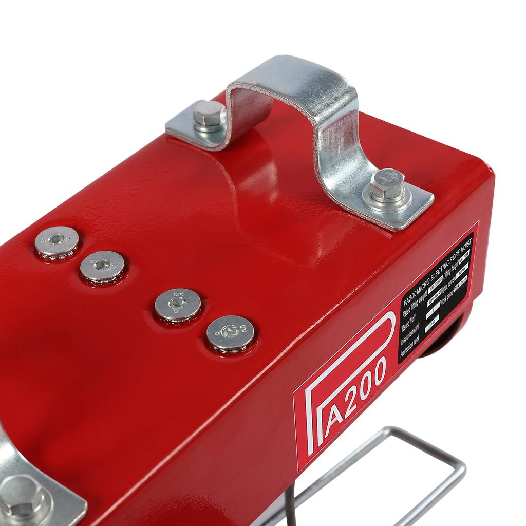 440lbs Electric Hoist Winch Engine Crane with Wireless Remote Control Overhead Crane Lifting Crane 480W 110V