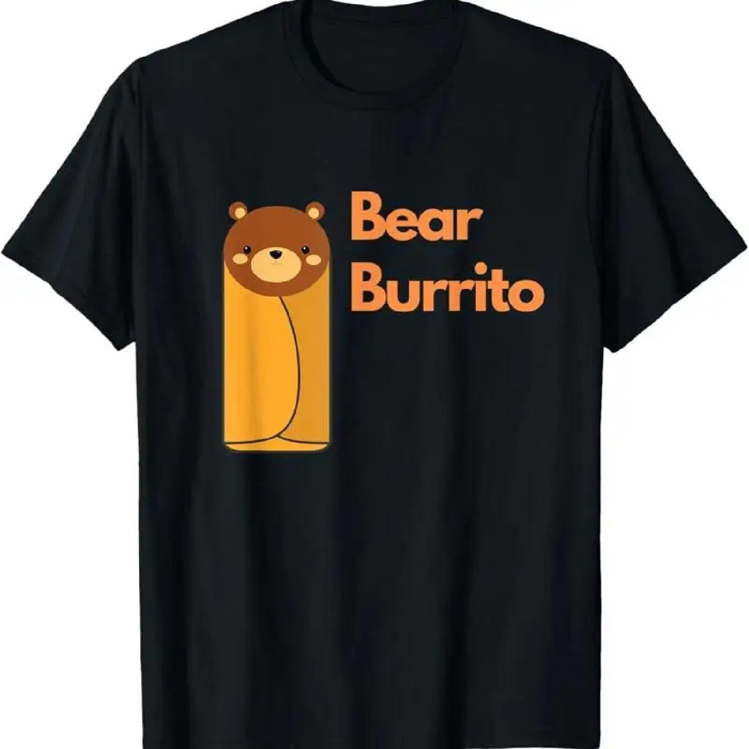 Bear Burrito Podcast Yellow Logo For Men Women Gift Food T Shirt S