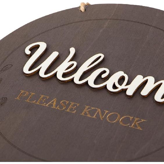 In Session Door Sign for Therapists - Please Do Not Disturb Sign for Office Door, Welcome Please Knock Sign for Counseling, Massage Therapy &