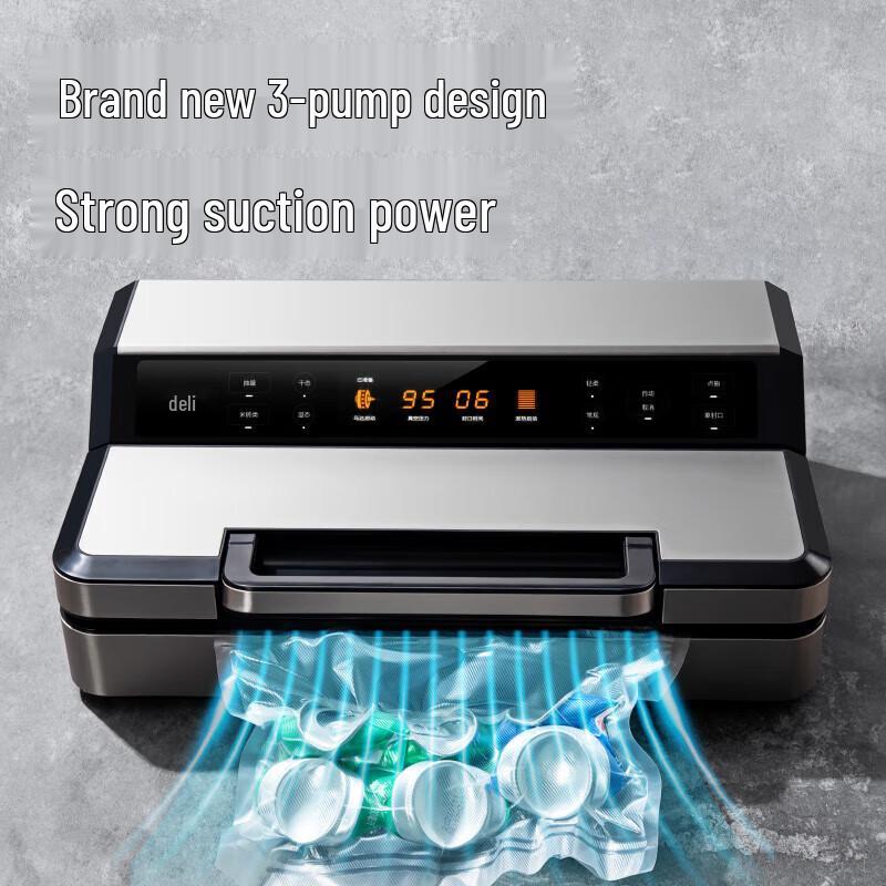 Deli LM894 Automatic Vacuum Sealer CN Plug (adapter Included)