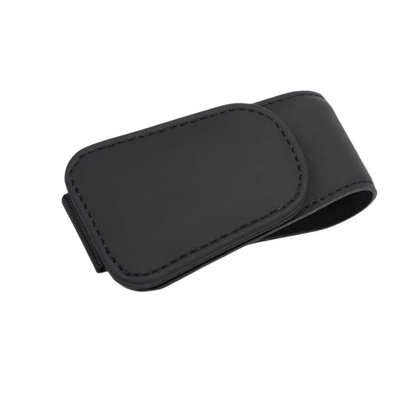 Car Sunglasses Clip, Car Sunshade Magnetic PU Leather Sunglasses Clip, Glasses Clip, Car Interior Sunshade Accessories