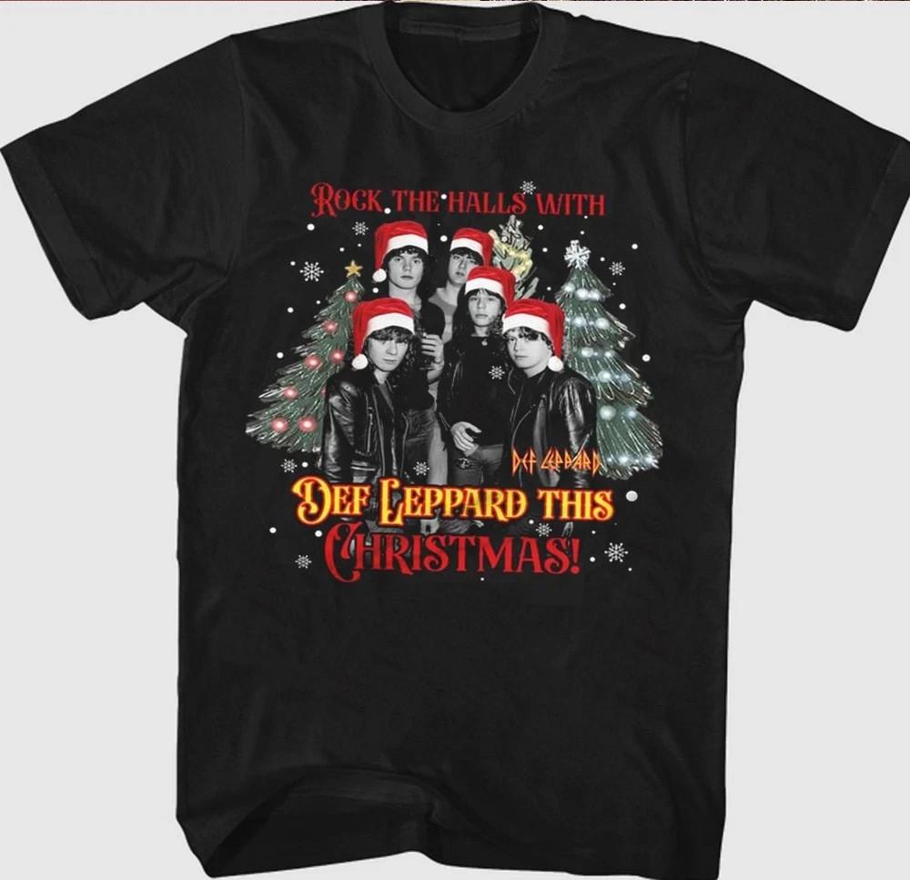 Vintage Def Leppard Christmas gift Cotton Unisex All Size T-Shirt XXXL