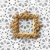 European Victorian Style Retro Resin Mini Angel Oval Small Photo Frame Accessory Positioning Frame Earring Necklace