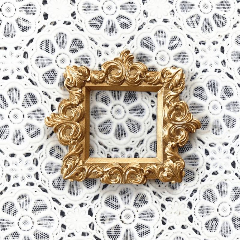 Европейский викторианский стиль ретро смола мини ангел овальная маленькая фоторамка аксессуар позиционирование рамка серьги ожерелье E