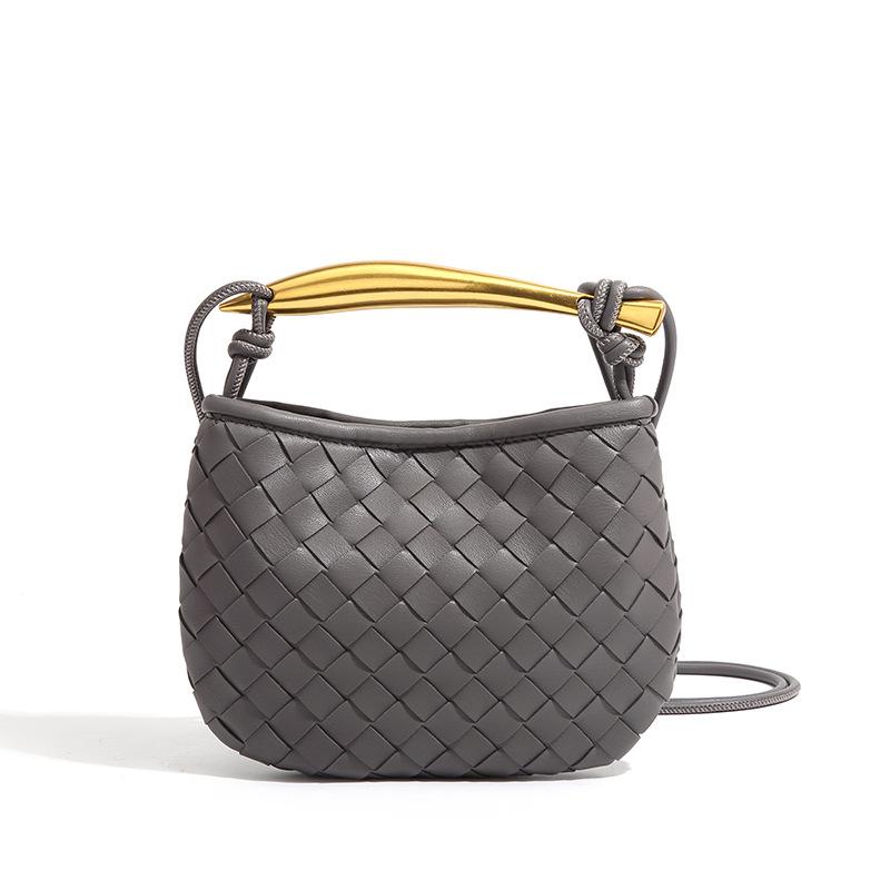 Cute Mini Sardine Woven Bag Small Trumpet Hand Holding Crossbody Braided Women's Bag