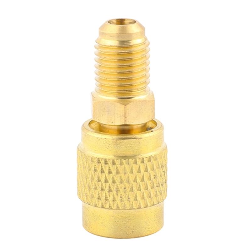 652F Brasses Conversion Tool Brasses Fitting for Air Conditioning Refrigerants Systems Supporting R22 and R410 Switching