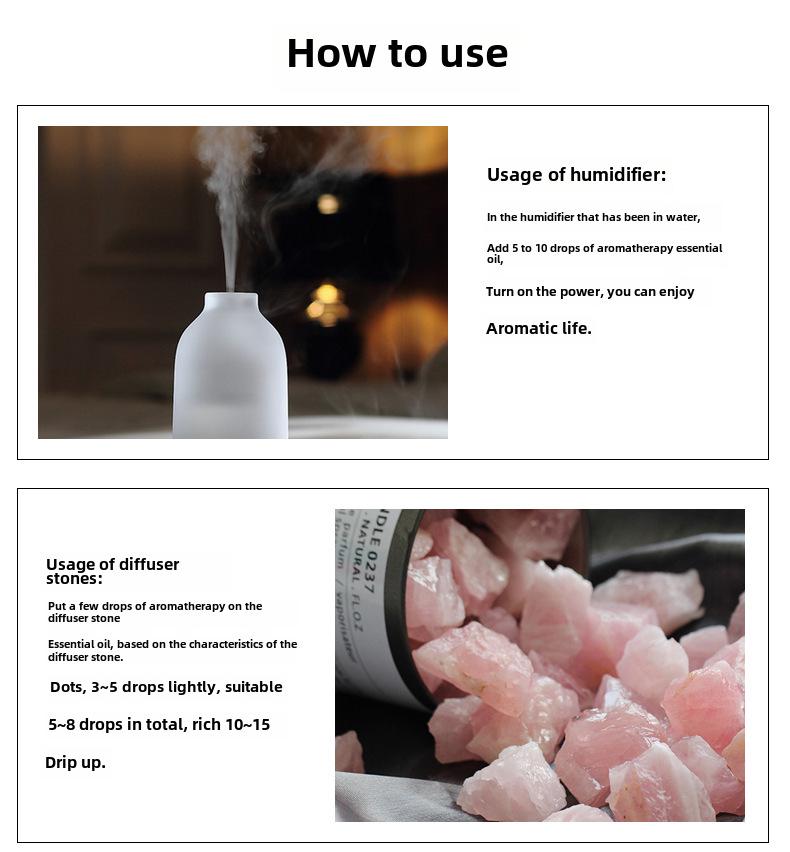 30 ml wasserlösliches Aromatherapie-Ölset für Luftbefeuchter – Weißer Tee, Rose, Lavendel