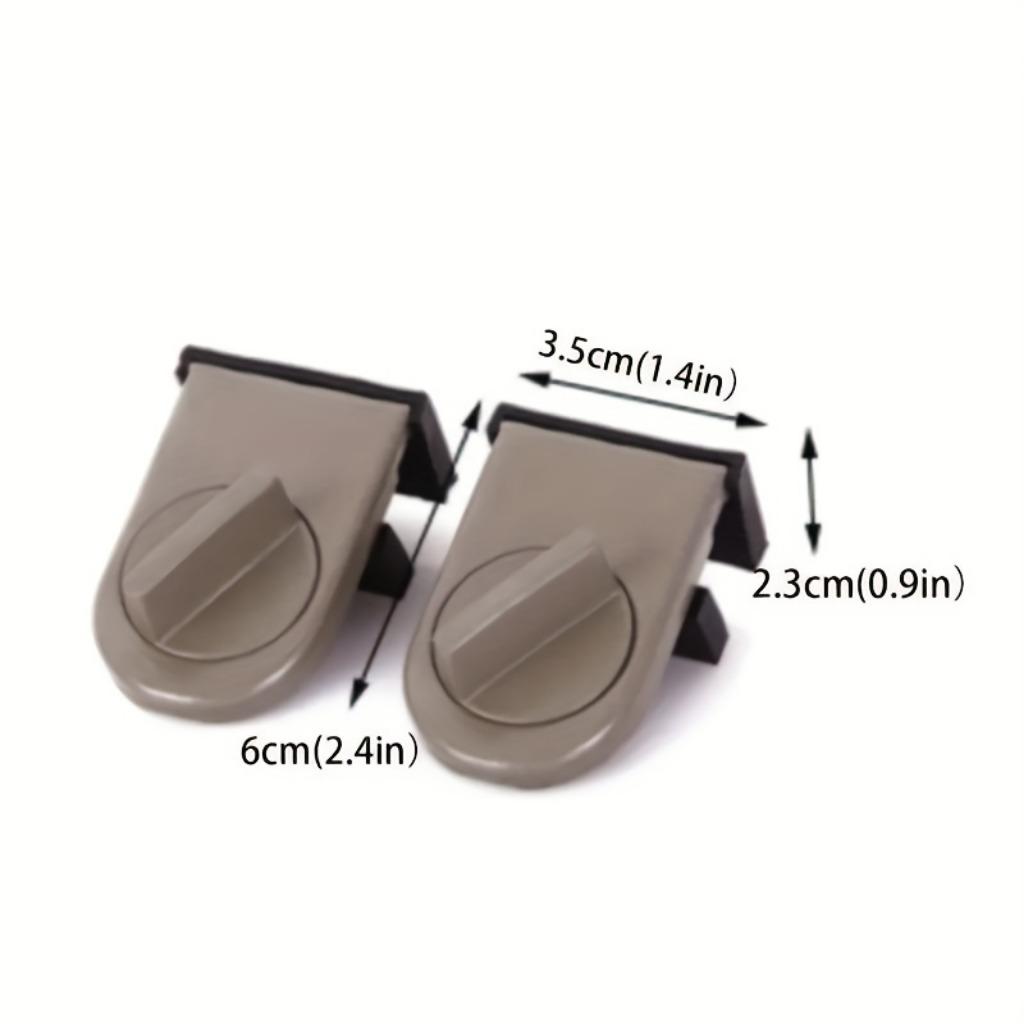 2 Pcs Aluminium Alloy Sliding Door and Window Locks with Anti-pinch, Anti-theft, Oom Office, Door Locks