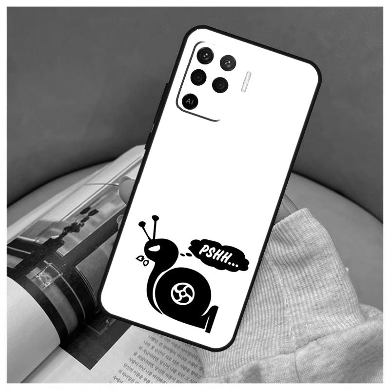 

Cartoon Animal Snail Case For Oppo A17 A57 A77 A40 A78 A54 A74 A94 A76 A16 A96 A18 A60 A80 A38 A58 A98 A15 A5 Pro OPPO A76