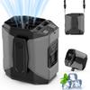 Portable Fan with Lighting, 5 Speeds, Rechargeable 4000 mAh Battery, for Outdoor Activities Such As Hiking and Fie