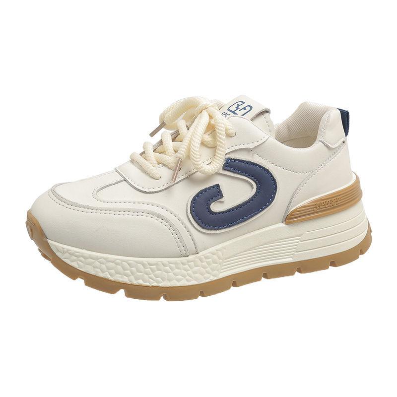 2025 spring sports shoes popular casual little white shoes platform dad Forrest Gump shoes women show feet new versatile and lightweight