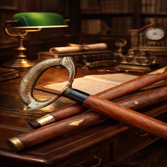 Nautical Brass Designer Handle Walking Stick Classic Gentleman Walking Cane Luxury Collectible Father’s Day Gift