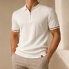 Polo de Golf de Luxe AIOPESON pour Homme Business Casual Tricoté Col Revers Social Mode