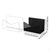 2 Pieces Desk Letter Holder Envelopes Storage Rack, Compact Countertop Office Acrylic Stable Mail