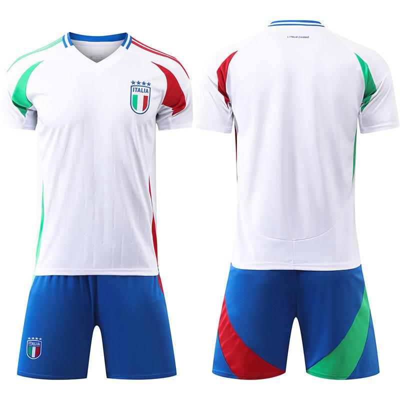 2425 European Cup Italy Football Jersey No. 14 No. 18 No. 3 Adult Youth Kids Cross-Border Export