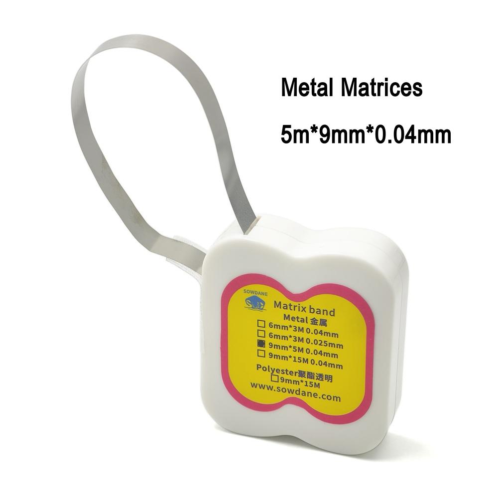 Dental Teeth Whitening Striproll Stainless Steel /Polyester Matrice Bands Dental Metal Matrice Matrix Ring Dental Material